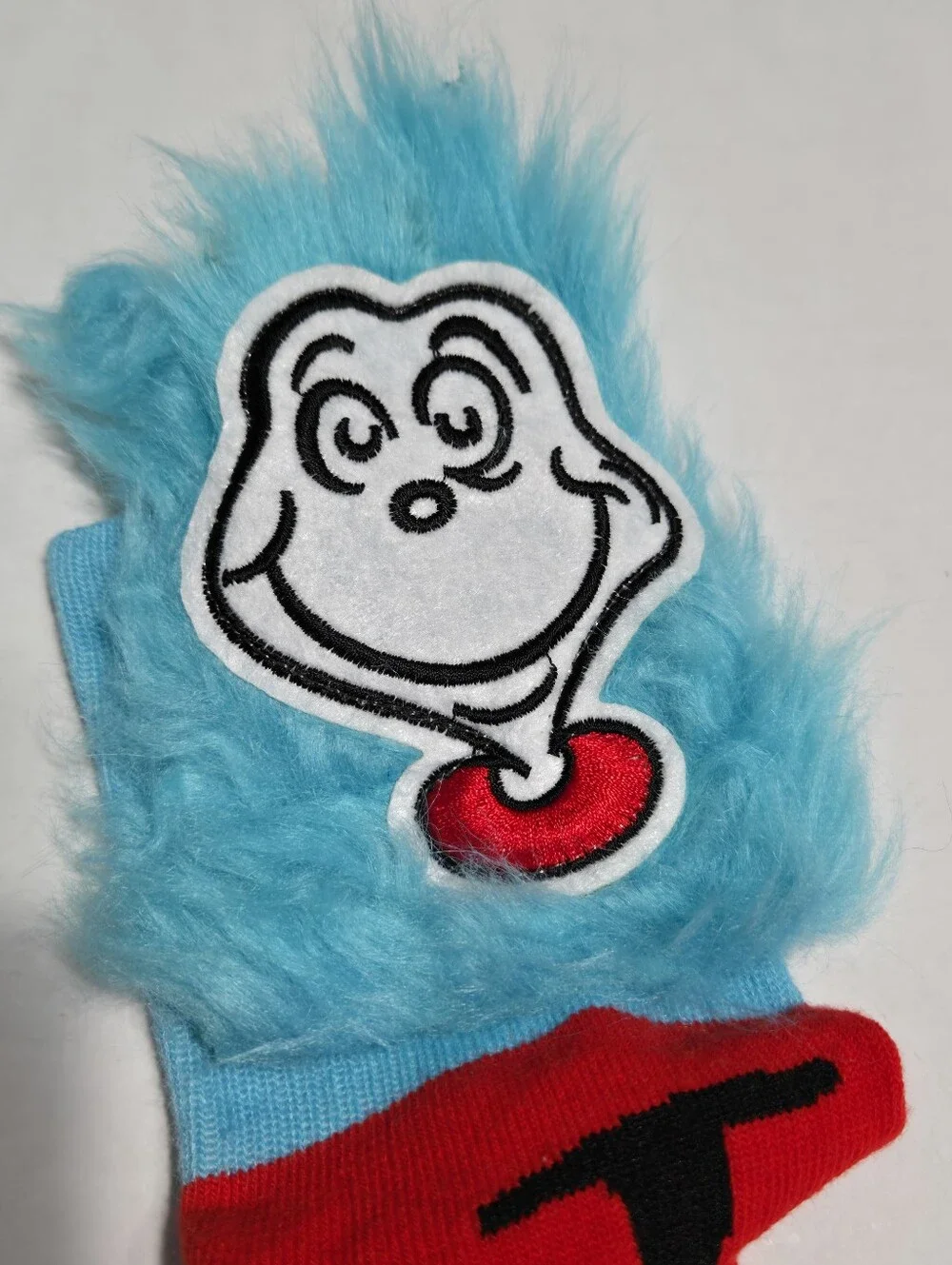 Dr. Seuss Thing 1 & Thing 2 socks, 1 pair extra long knee high crazy sock day
